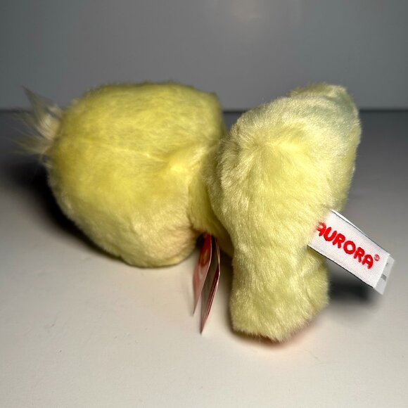 Aurora 6” Spring Bobble Yellow Chick Plush Toy - Picture 9 of 12